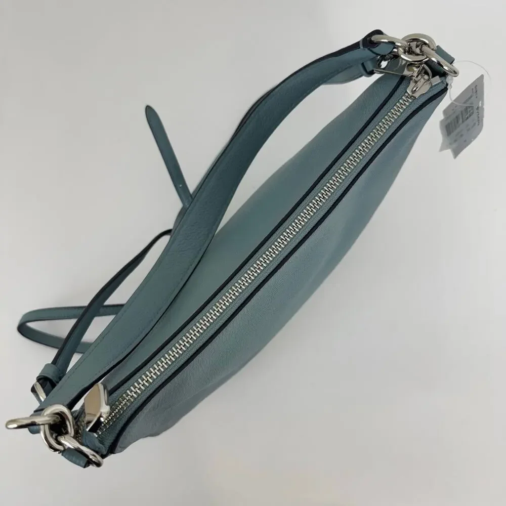 Coach Chelsea Crossbody Shoulder Bag Leather Marine Light Blue 56819 NWT - Picture 10 of 15